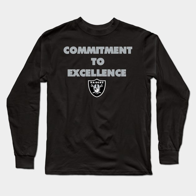 Commitment to Excellence Long Sleeve T-Shirt by capognad